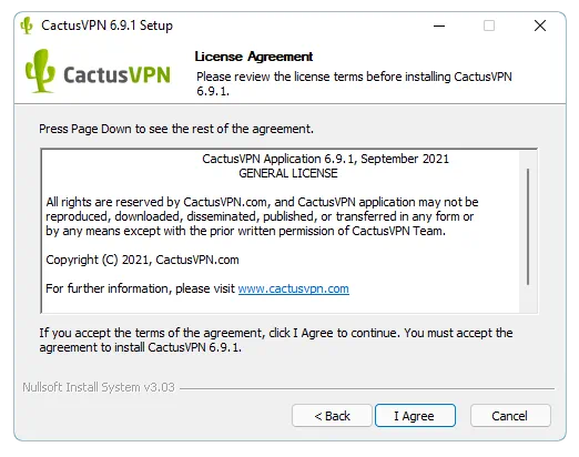 Установка CactusVPN для ПК