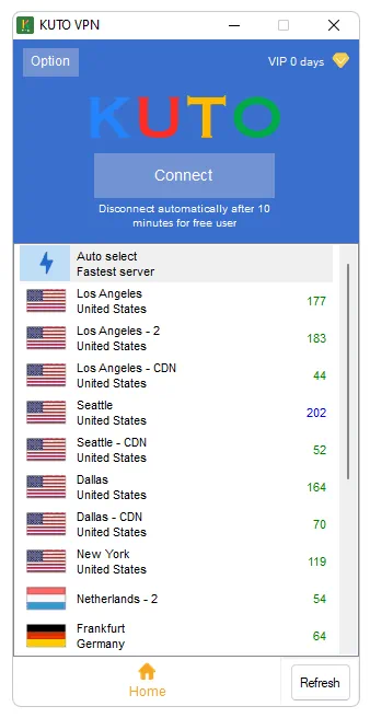 Программа KUTO VPN