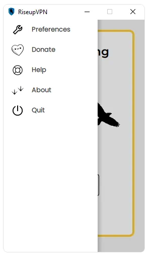 Клиент RiseupVPN