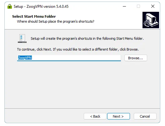 Установка ZoogVPN для ПК