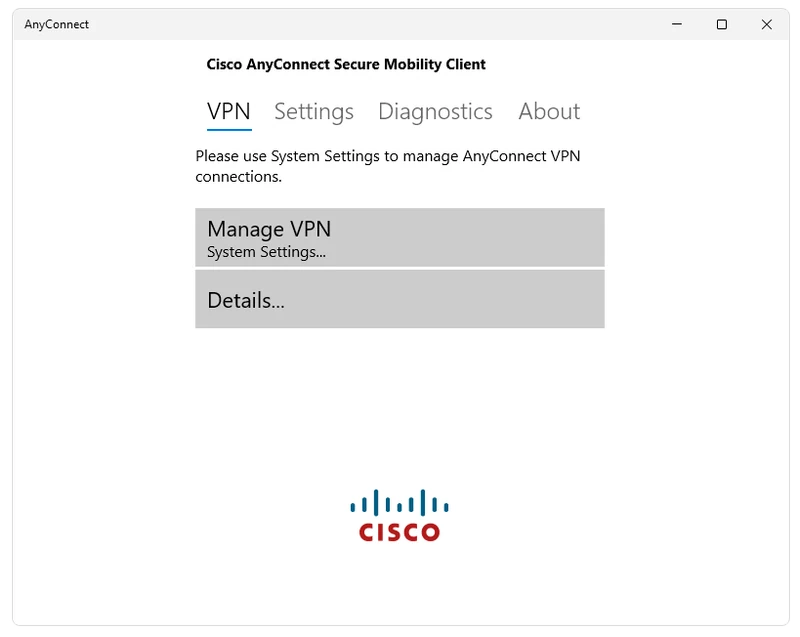 Cisco AnyConnect VPN Client