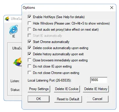 Настройки Ultrasur VPN