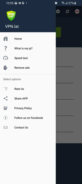 Настройки VPN lat