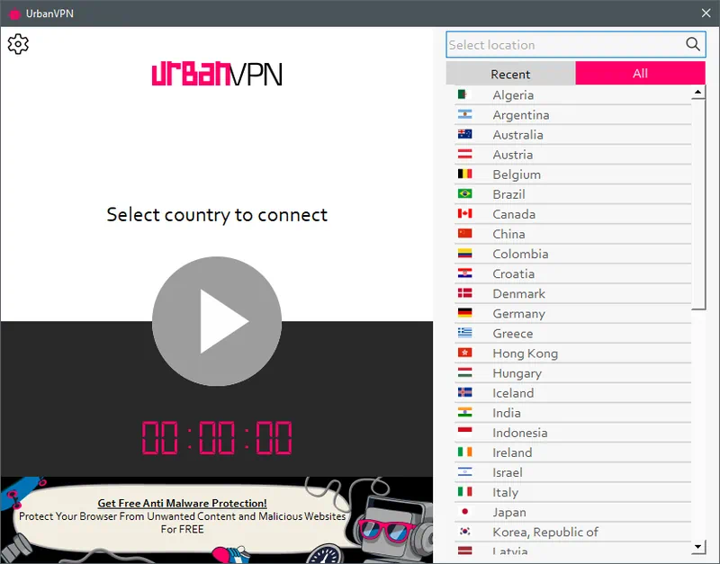 Urban Free VPN proxy Unblocker