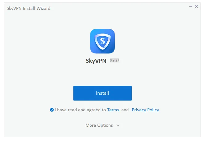 Установка SkyVPN