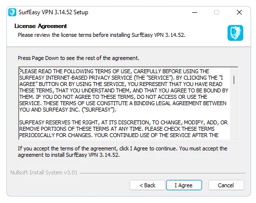 Установка SurfEasy VPN