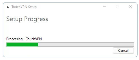 Установка Touch VPN