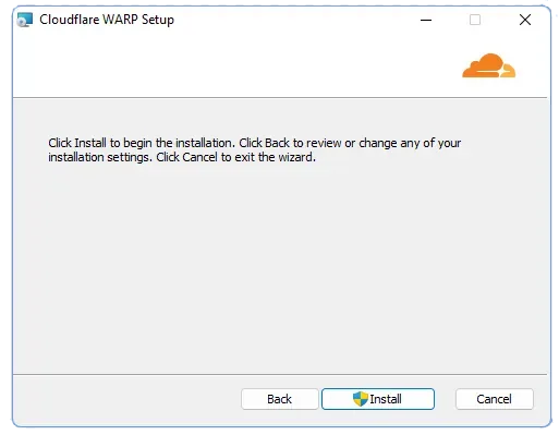 Установка VPN 1.1.1.1